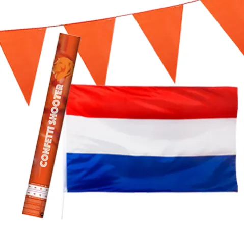 Koningsdag versiering