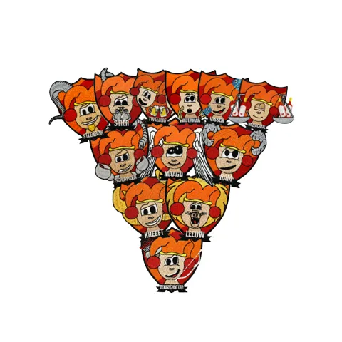 Kielegat sterrenbeeld emblemen