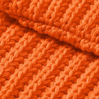 cirkelsjaal gebreid oranje kopen
