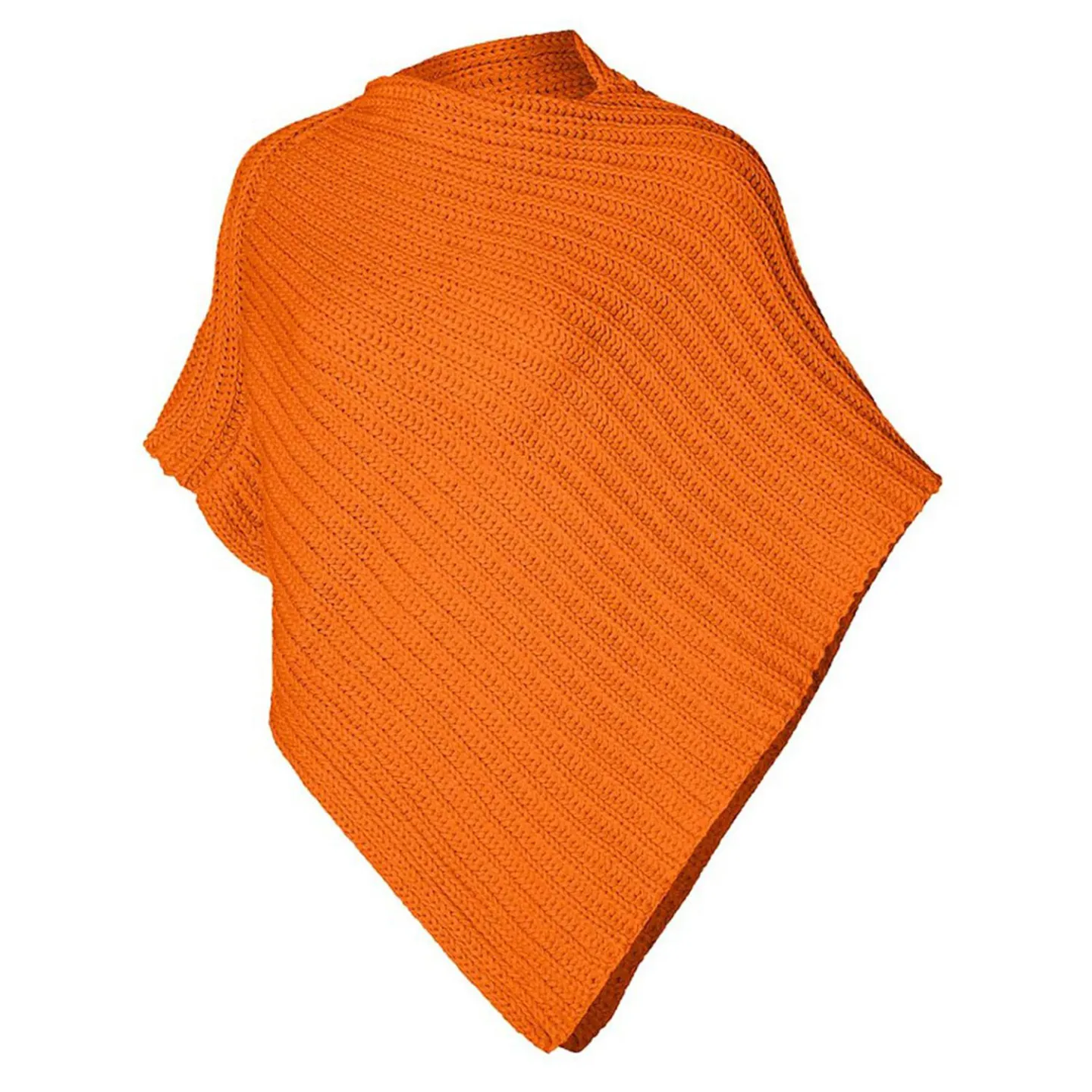 poncho oranje.