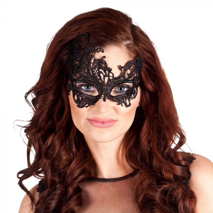 Venetiaans masker chique zwart kopen