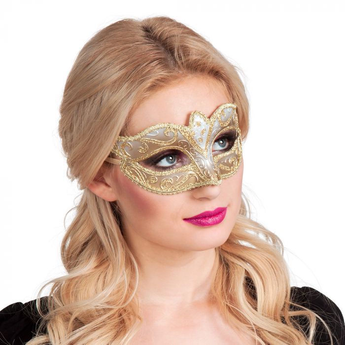 Goedkope Venetiaans masker venice goud