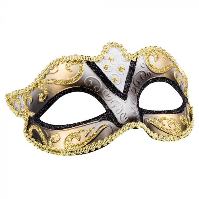 Venetiaans masker venice zwart