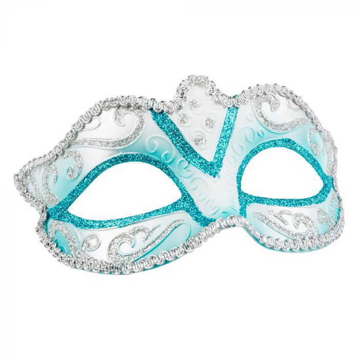 VENETIAANS MASKER VENICE BLAUW