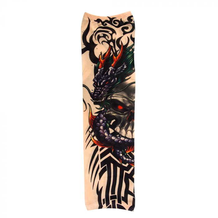 Tattoo sleeve - doodshoofd