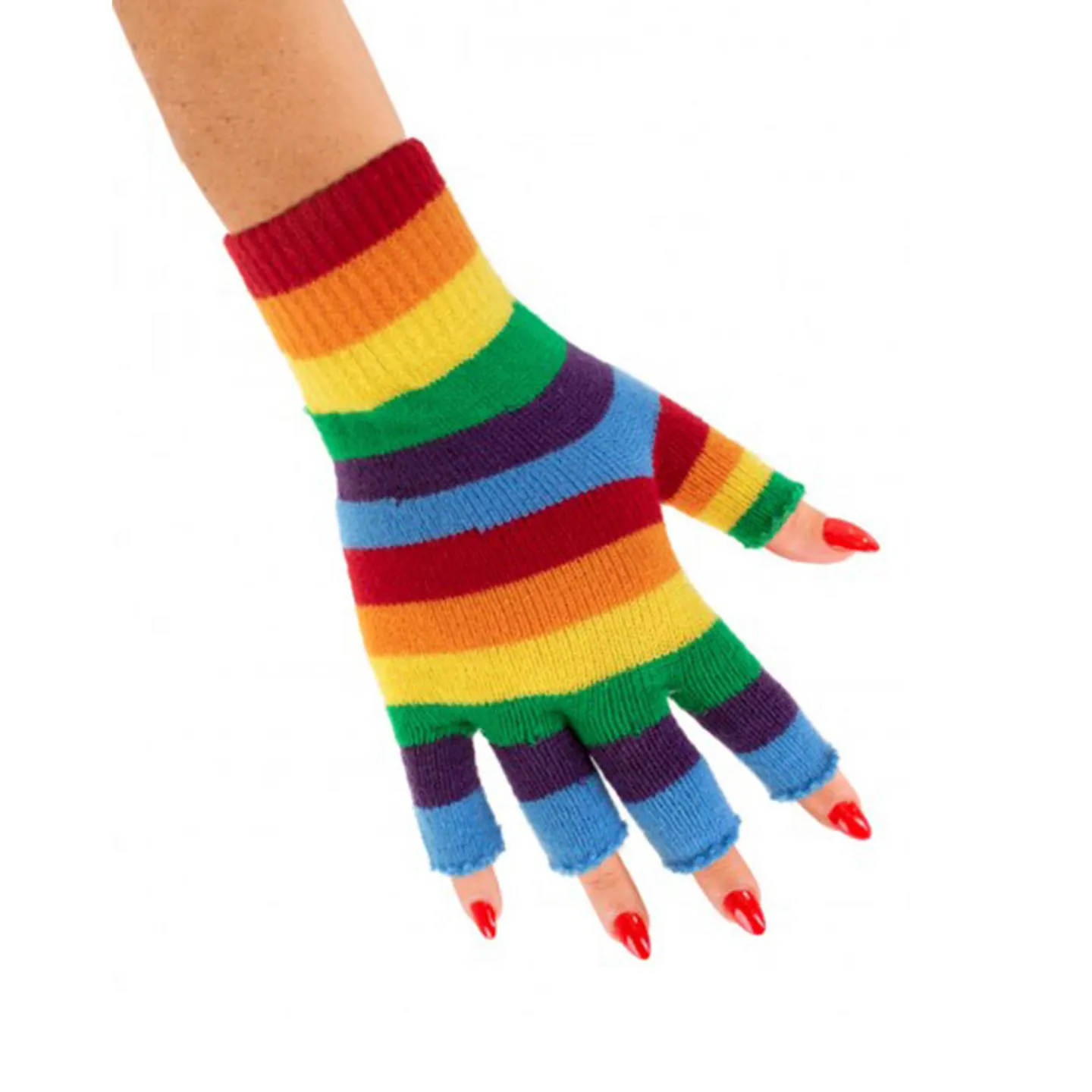 Handschoenen regenboog.