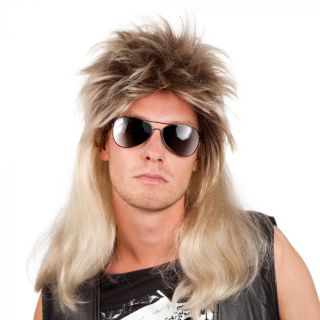 Pruik carnaval punker 80s bestellen