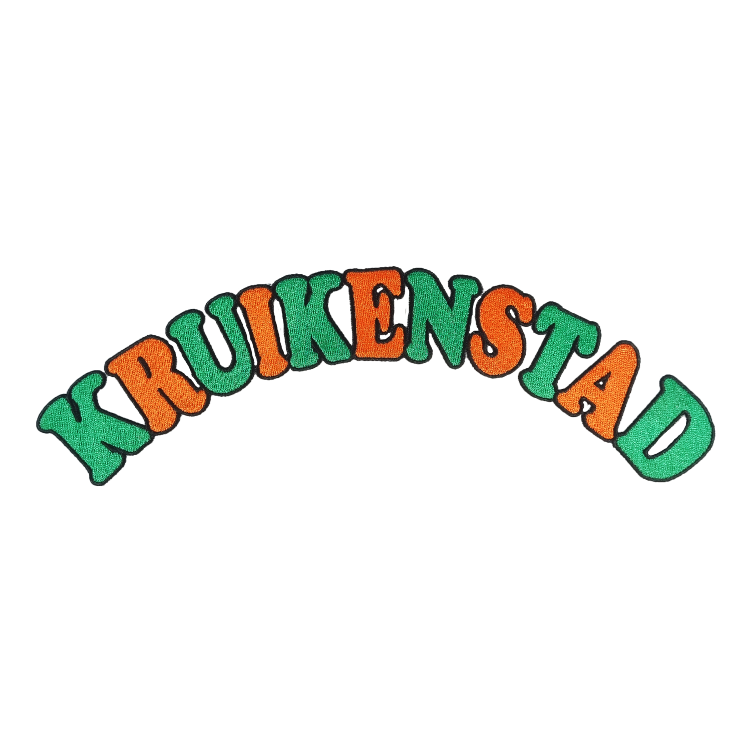 kruikenstad embleem rugembleem letters