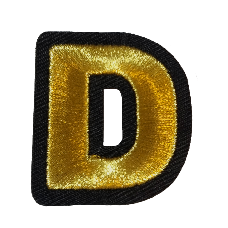 Oeteldonk embleem Gouden letter D