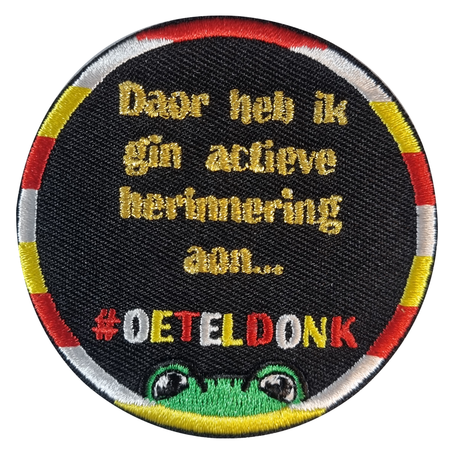 Oeteldonk embleem gin actieve herinnering