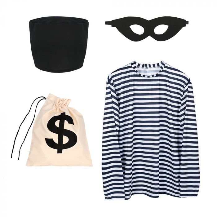 Carnaval accessoireset Boeven outfit