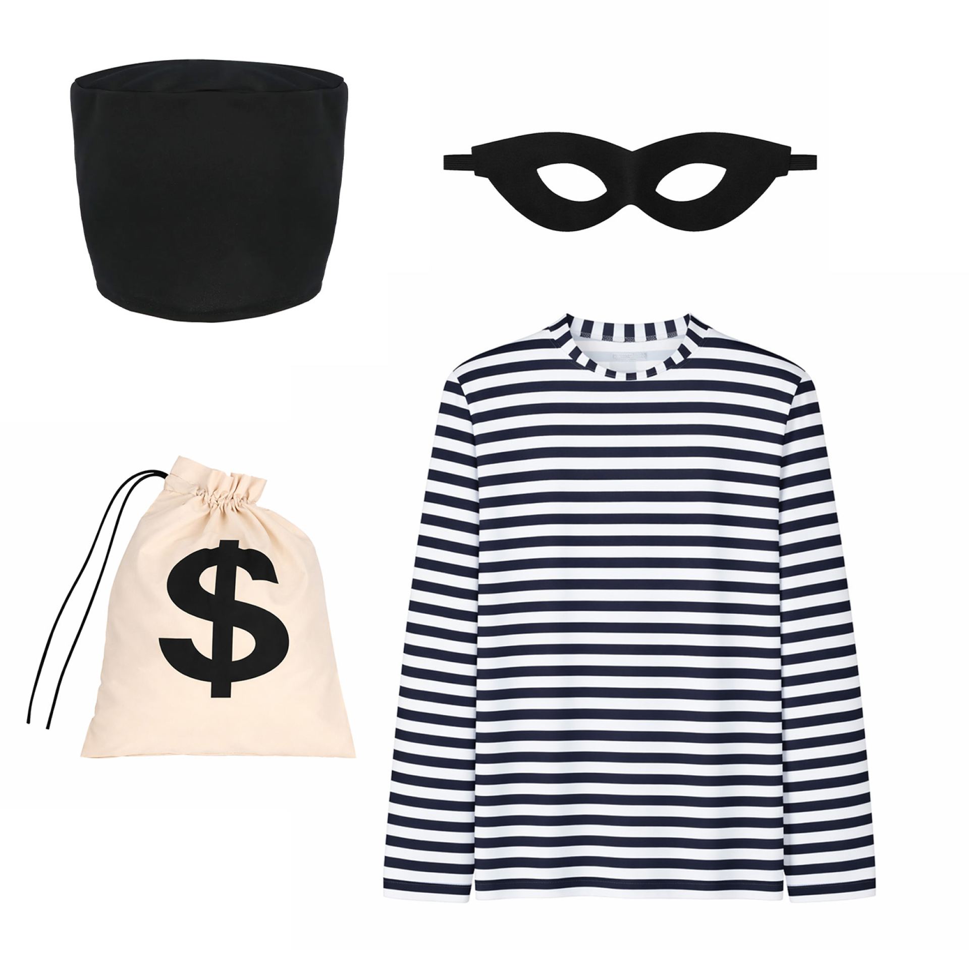 Carnaval accessoireset boeven