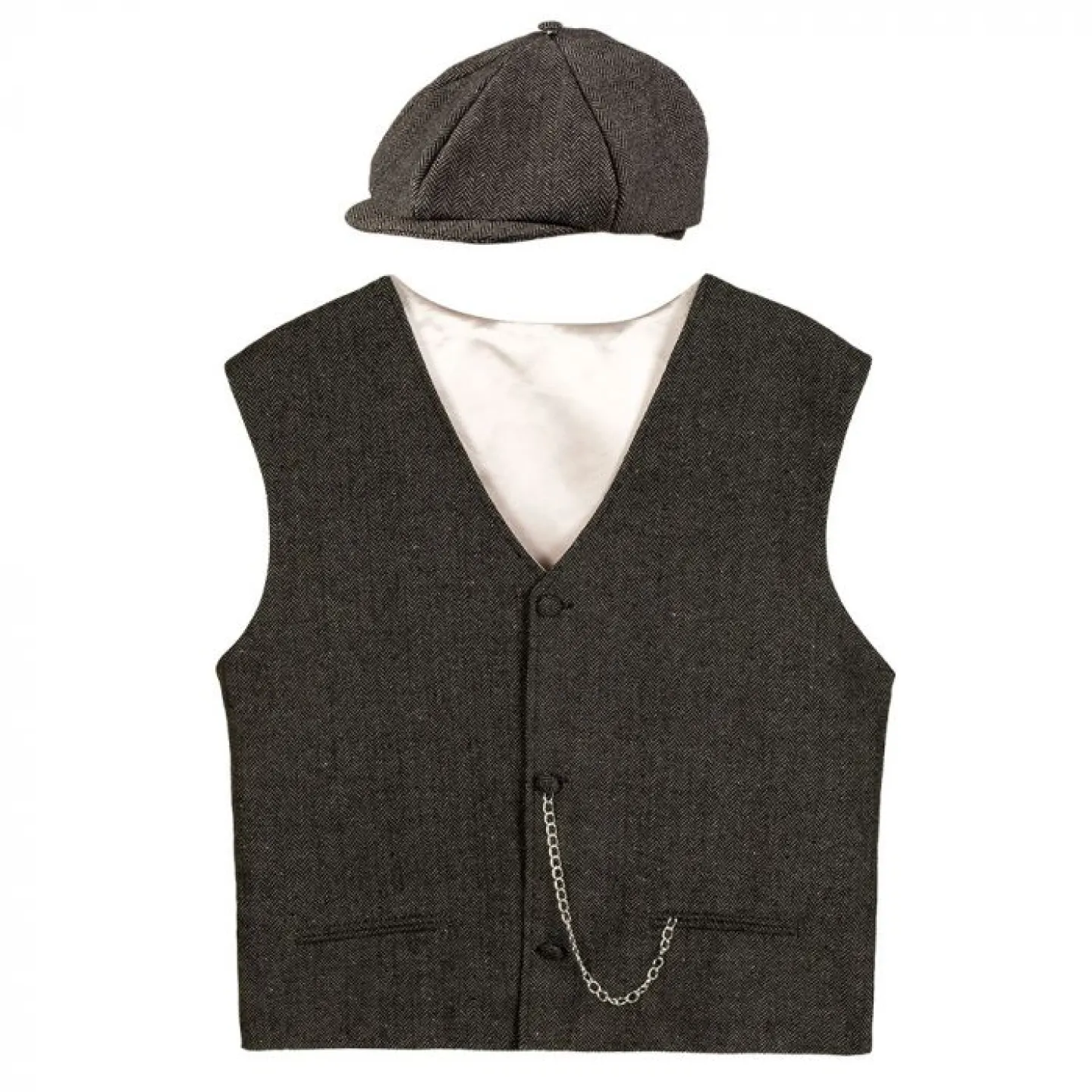 Carnaval accessoireset Peaky Blinders outfit.