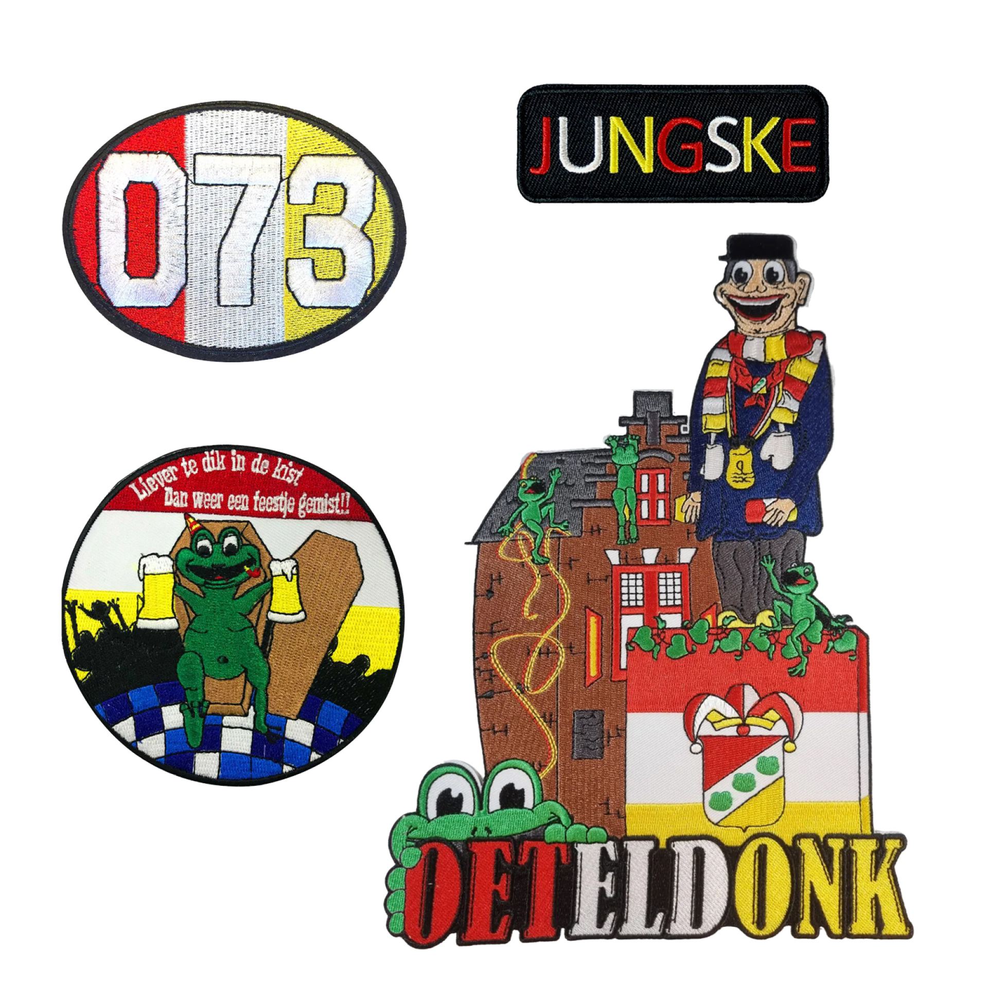 Oeteldonk jasje emblemen heren emblemen