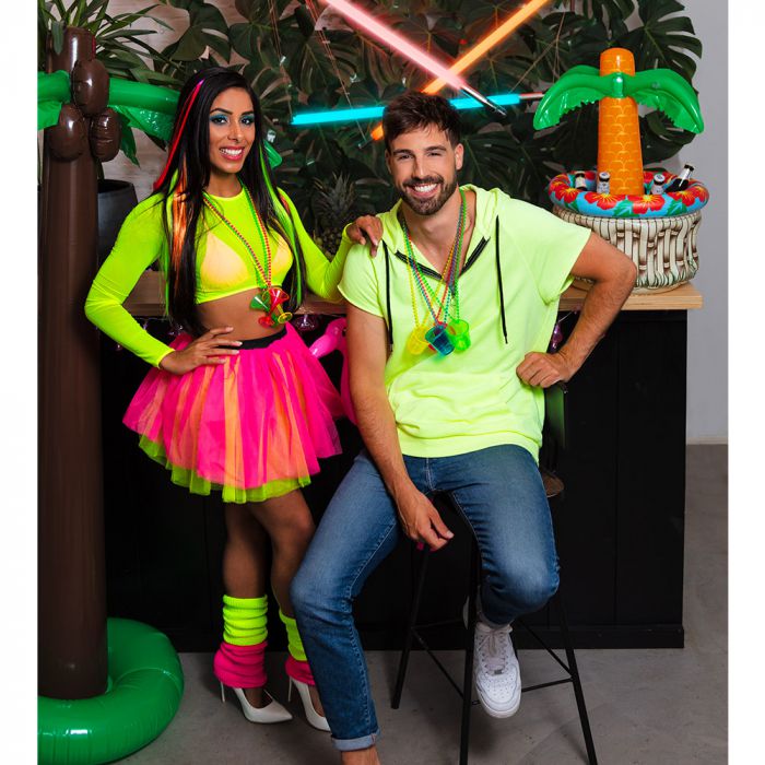 Goedkope Beenwarmers neon geel