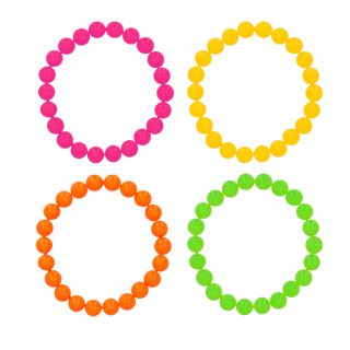 Set jaren 80 neon armbanden