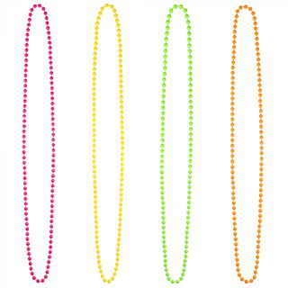 Kettingen 4 stuks Neon