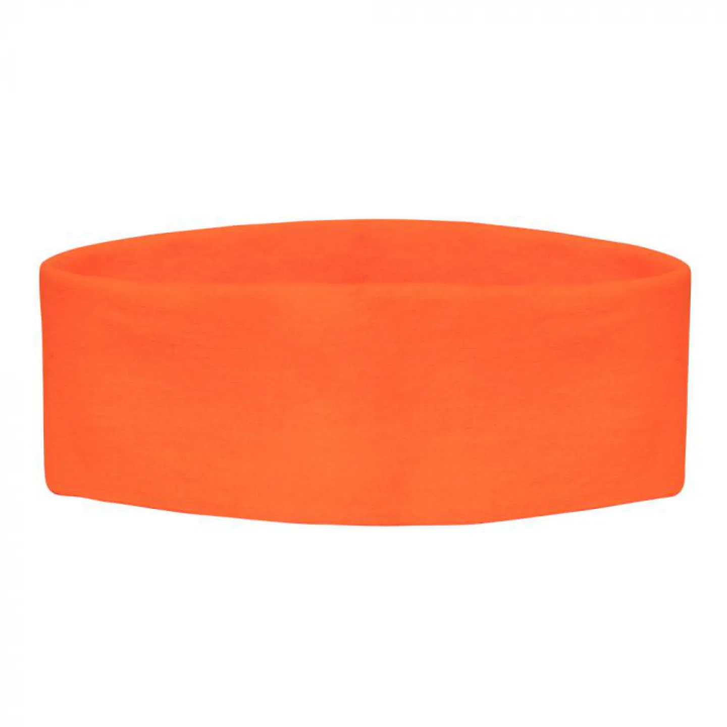 Hoofdband retro neon oranje.