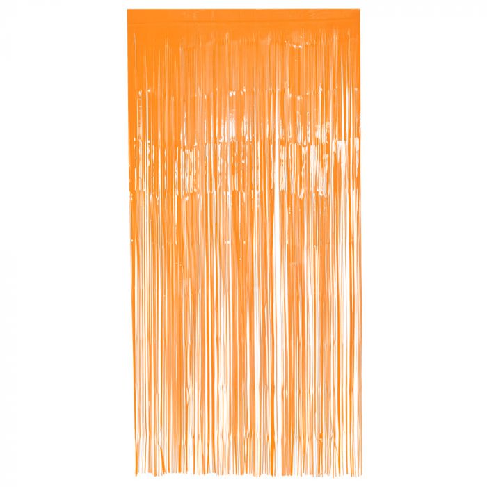 Foliegordijn neonoranje