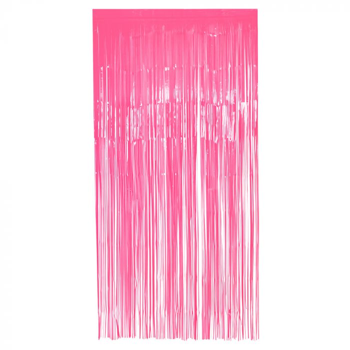 Foliegordijn neonroze