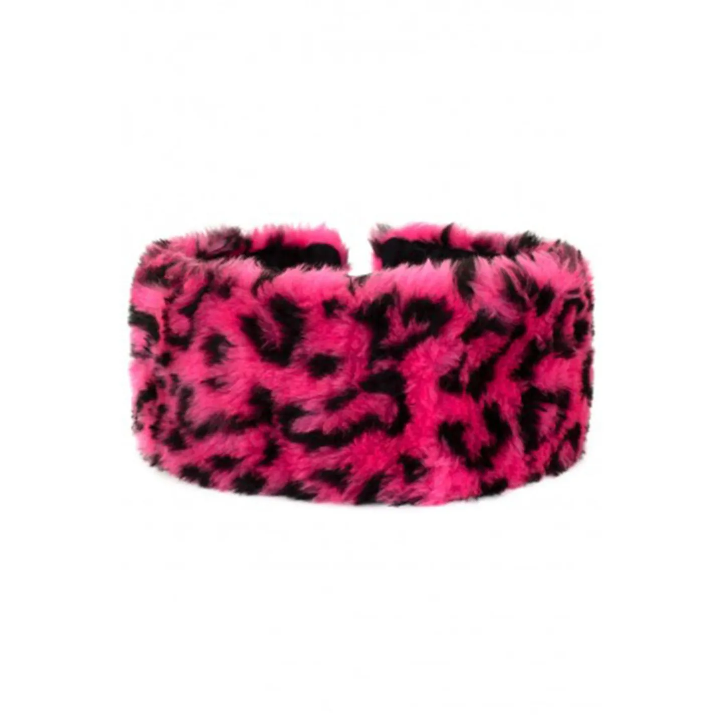 Hoofdband panter roze.