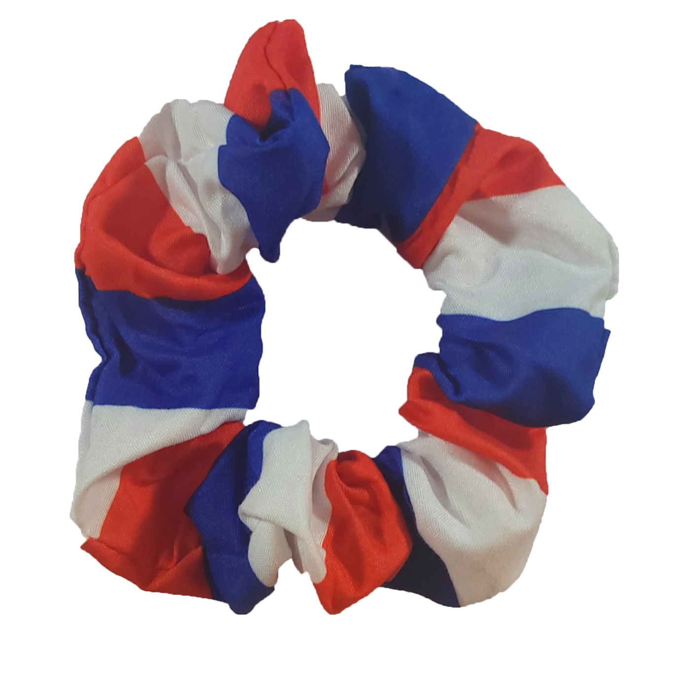 Koningsdag scrunchie - Rood/wit/blauw