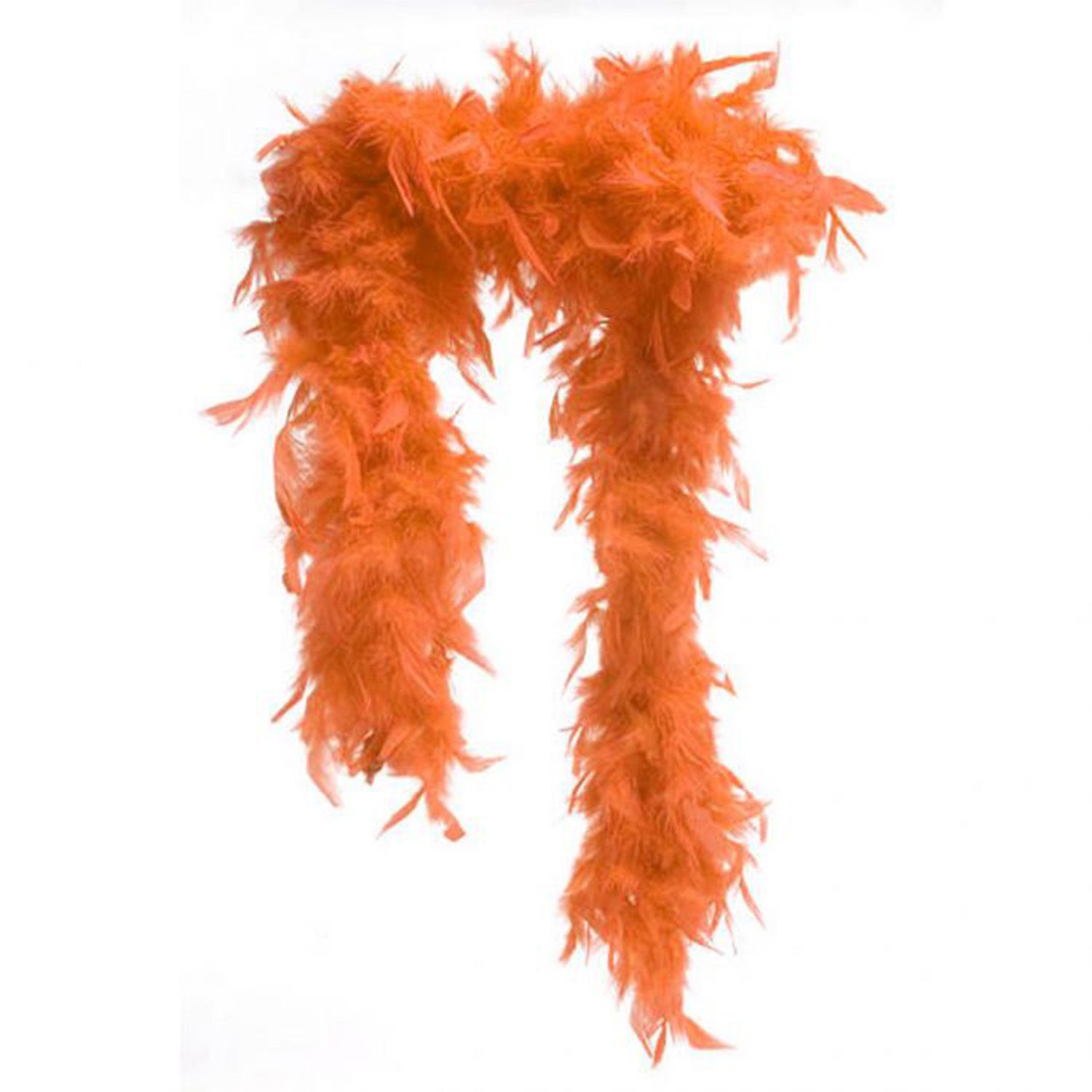 Koningsdag boa oranje 180cm - 75gr
