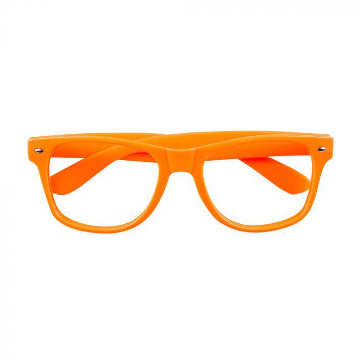 Koningsdag bril - Neon oranje