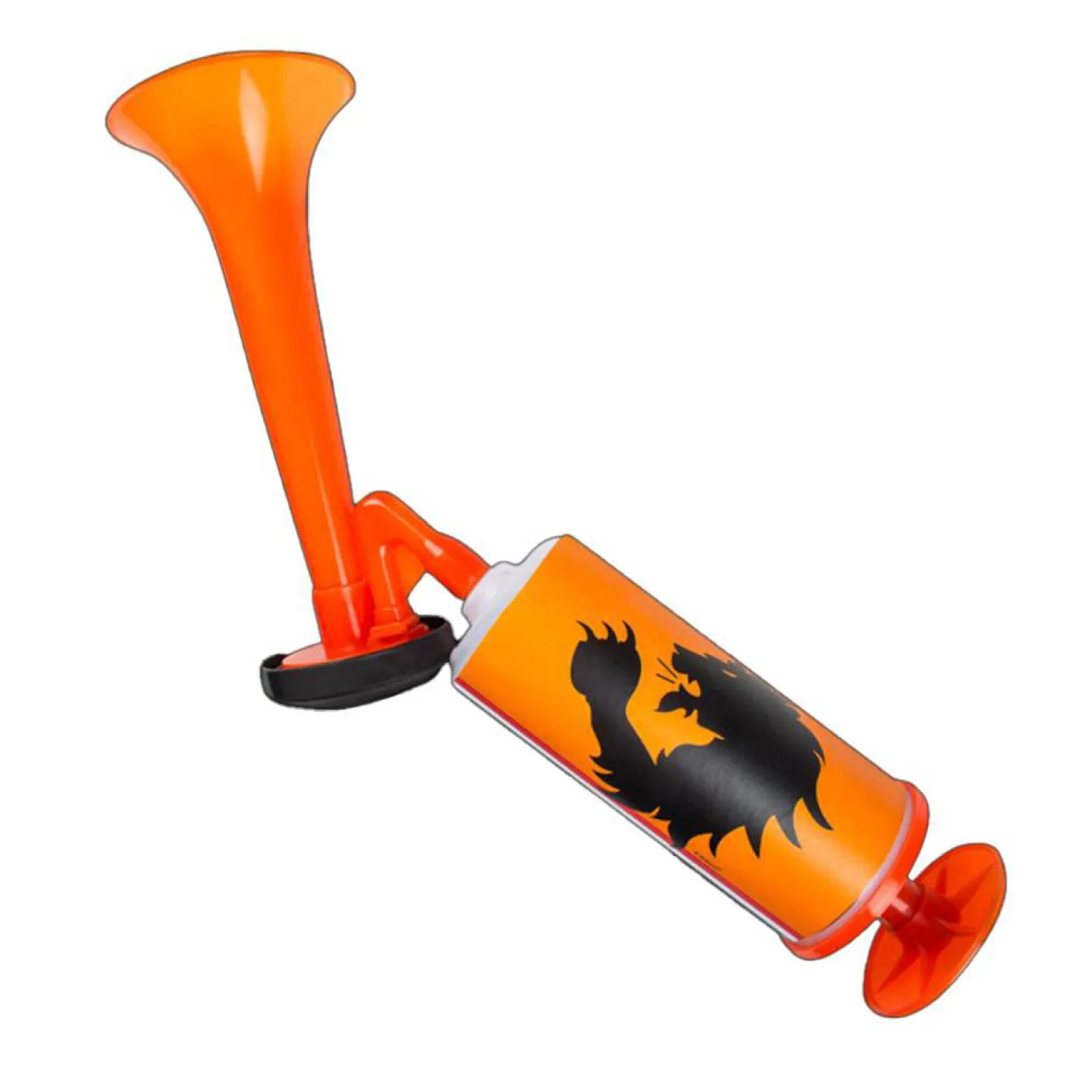 Koningsdag luchthoorn oranje.