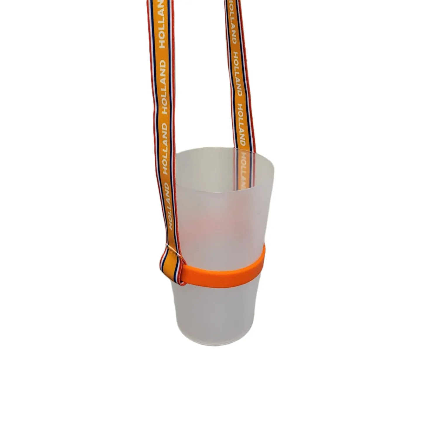Keycord met bekerhouder Holland.