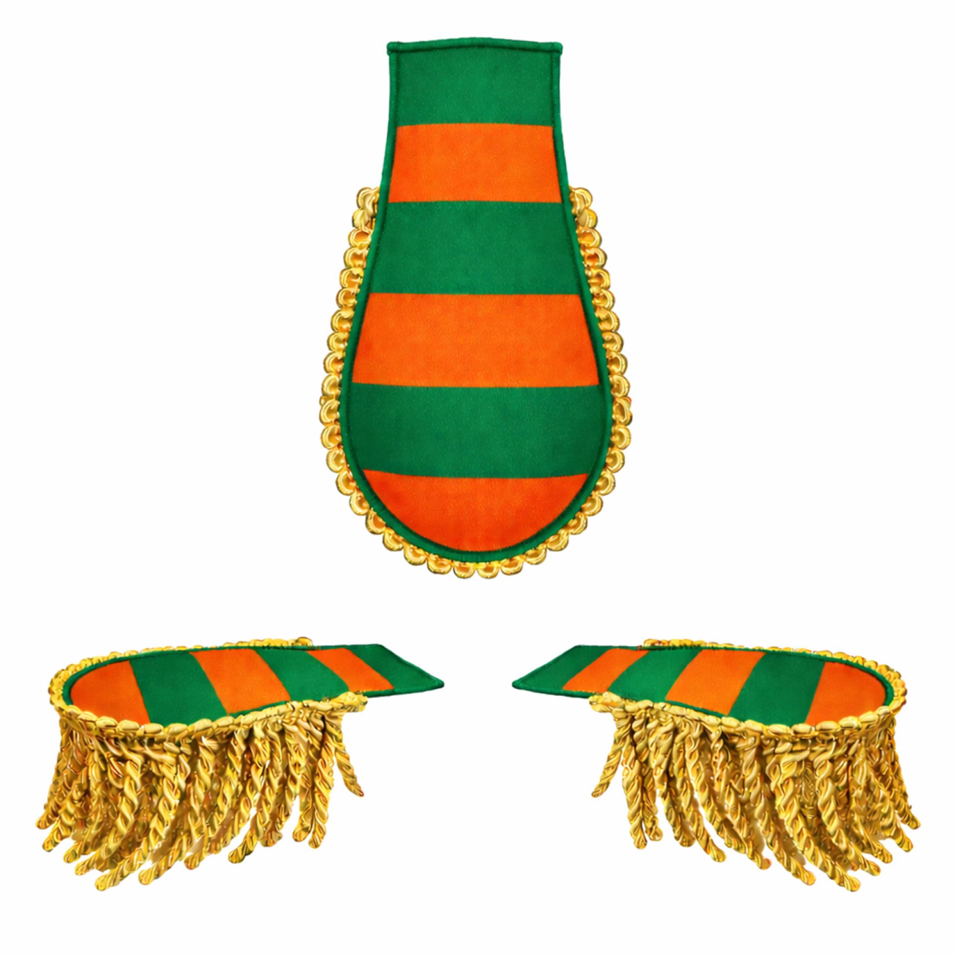 Goedkope kruikenstad epauletten gouden details