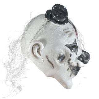 Halloween masker horror clown wit/zwart