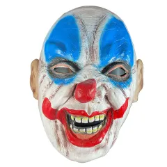 Latex Halloween masker killer clown kaal.