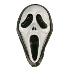 Goedkope Halloween masker scream kunststof.