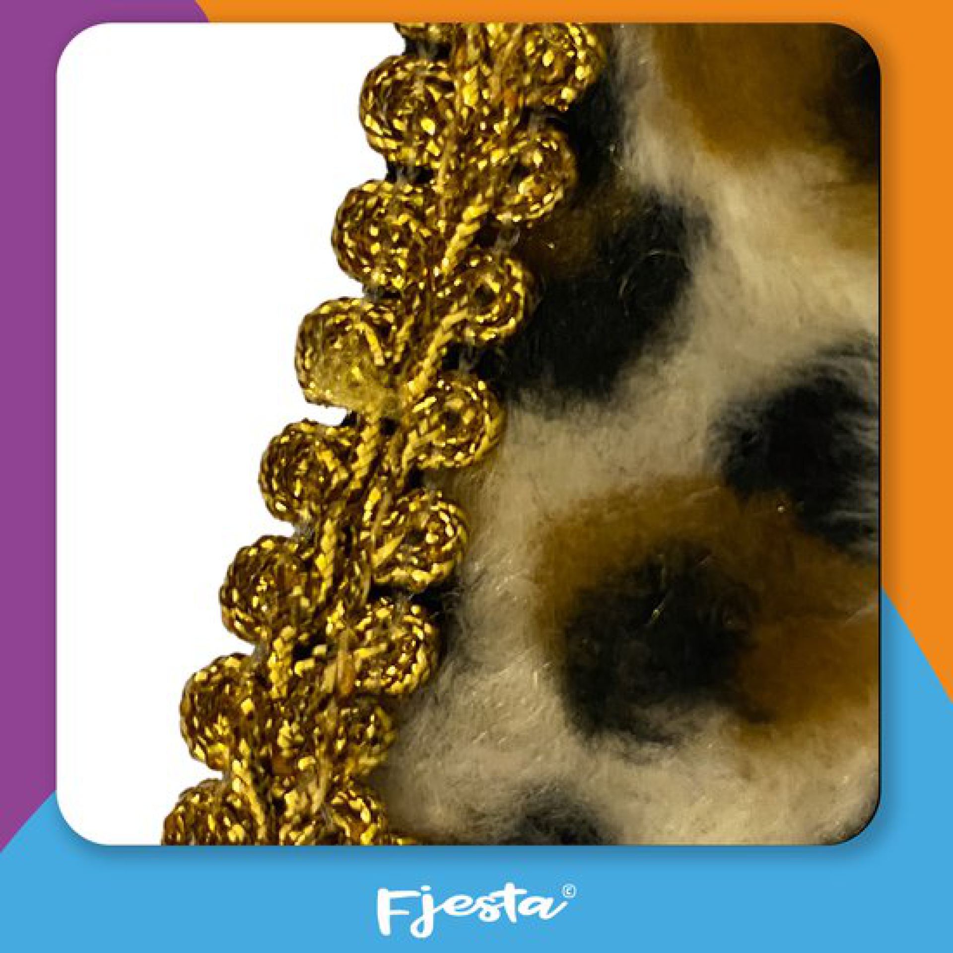 panterpint epauletten gouden details kop