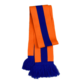 Lampegat sjaal kind blauw oranje