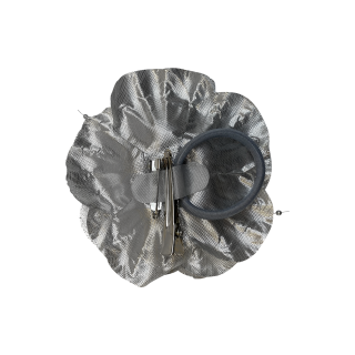Haarclip bloem zilver online
