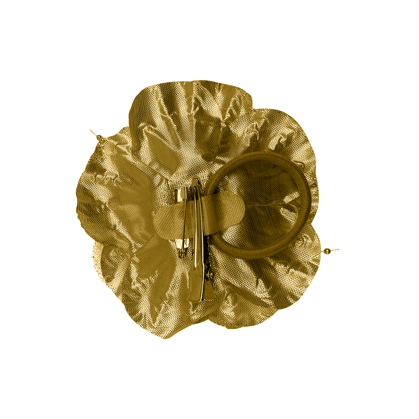 Haarclip bloem goud kopen