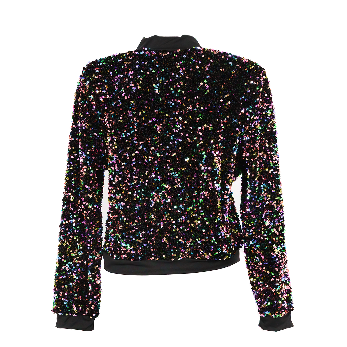 Bomberjack pailletten multicolor kopen