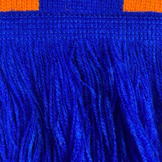 Lampegat sjaal kind oranje blauw