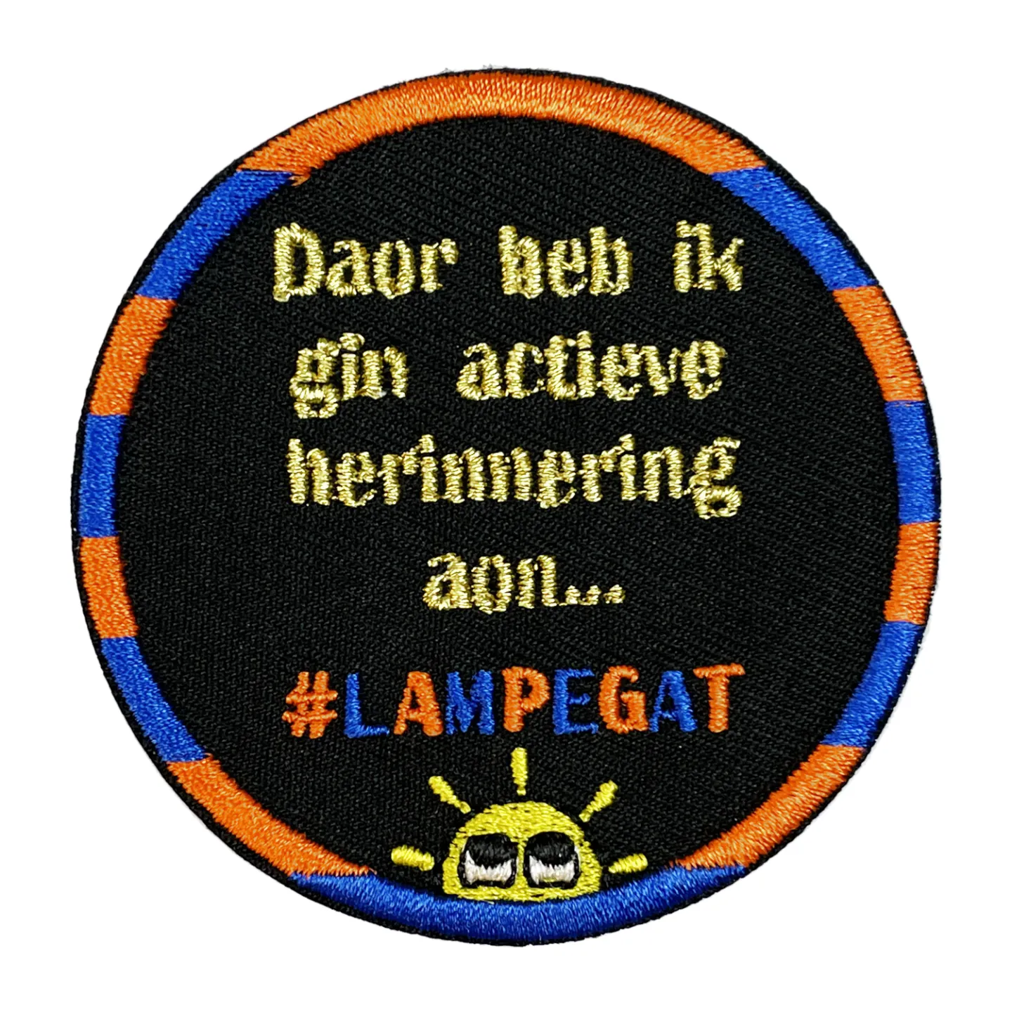 Lampegat embleem kopen Gin herinnering.