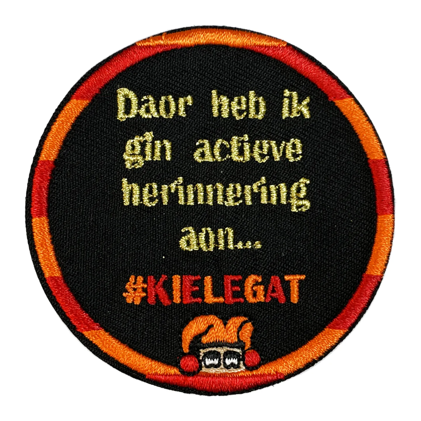 Kielegat embleem - online Gin herinnering.