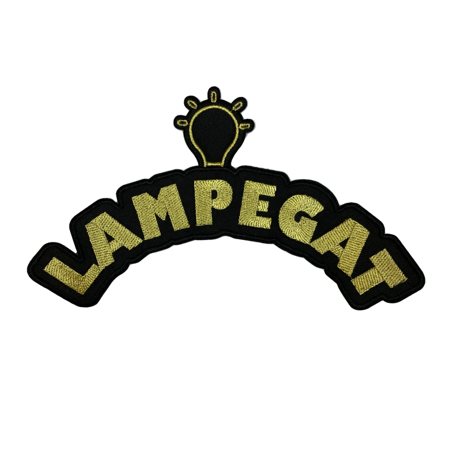 Lampegat embleem- Rugembleem lampje.