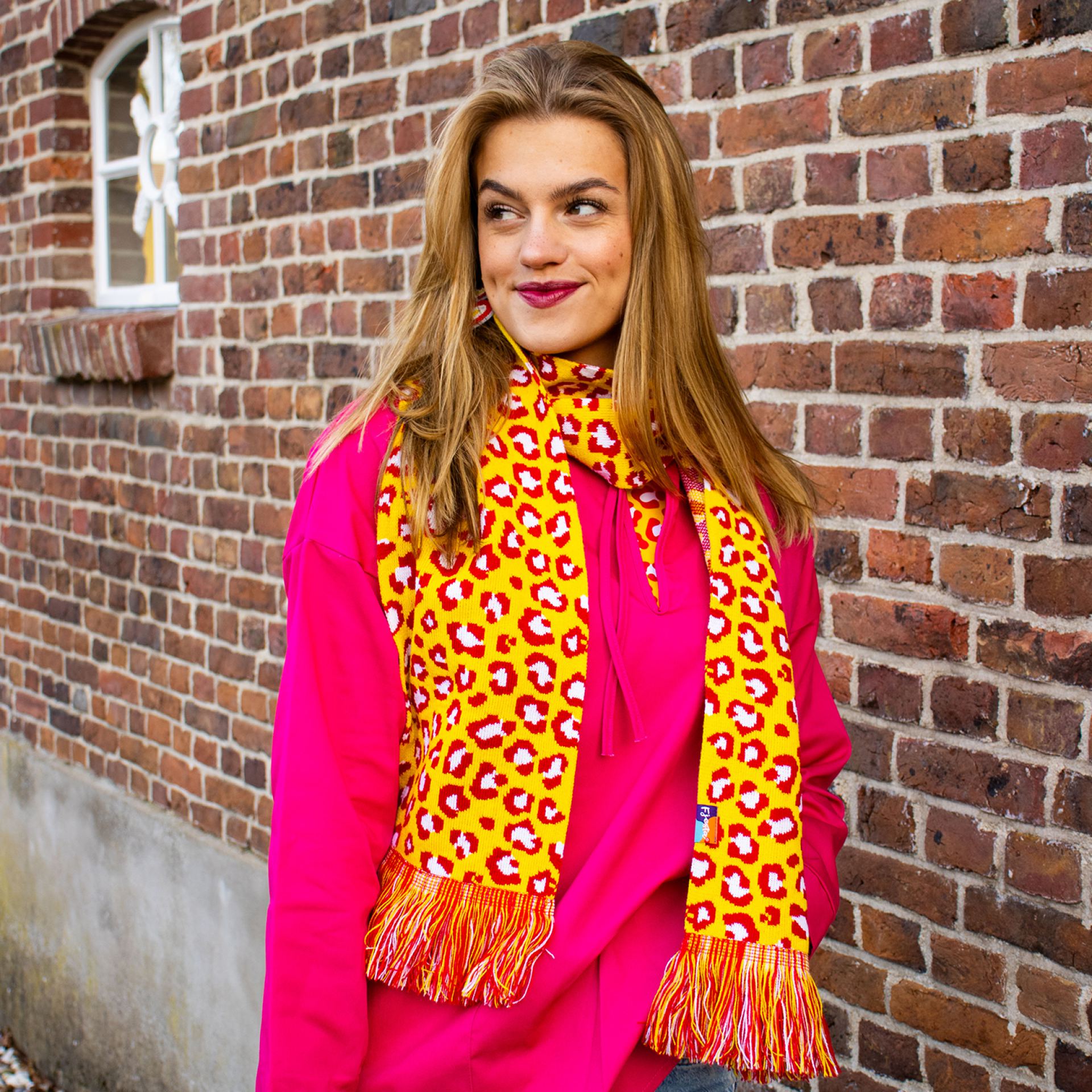 Oeteldonk sjaal panterprint voorbeeld