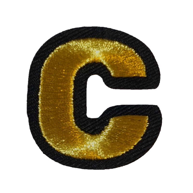 Lampegat embleem - Gouden letter C