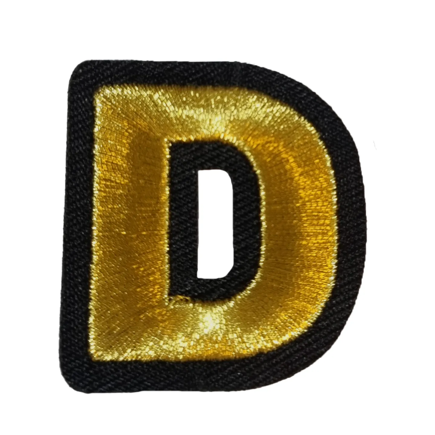 Lampegat embleem - Gouden letter D.