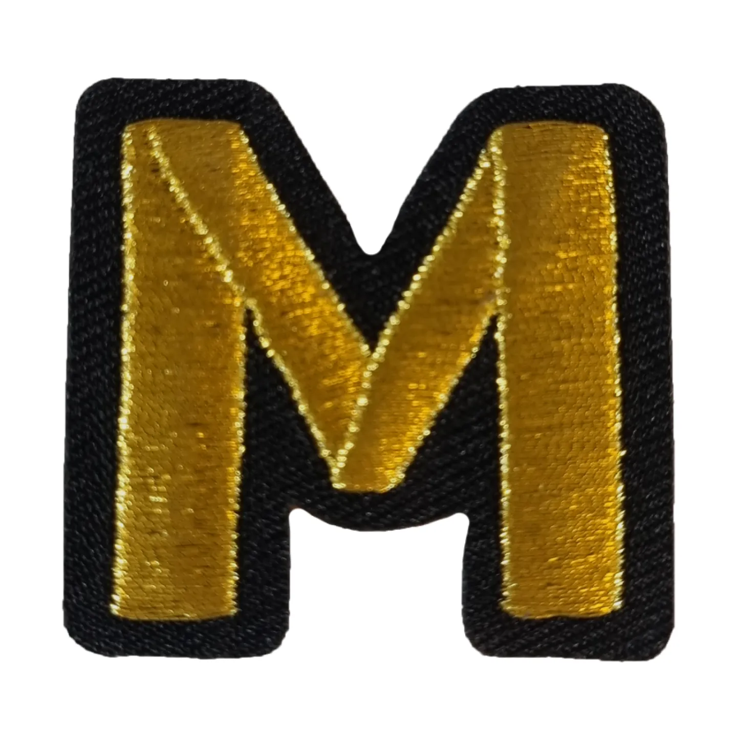 Lampegat embleem - Gouden letter M.