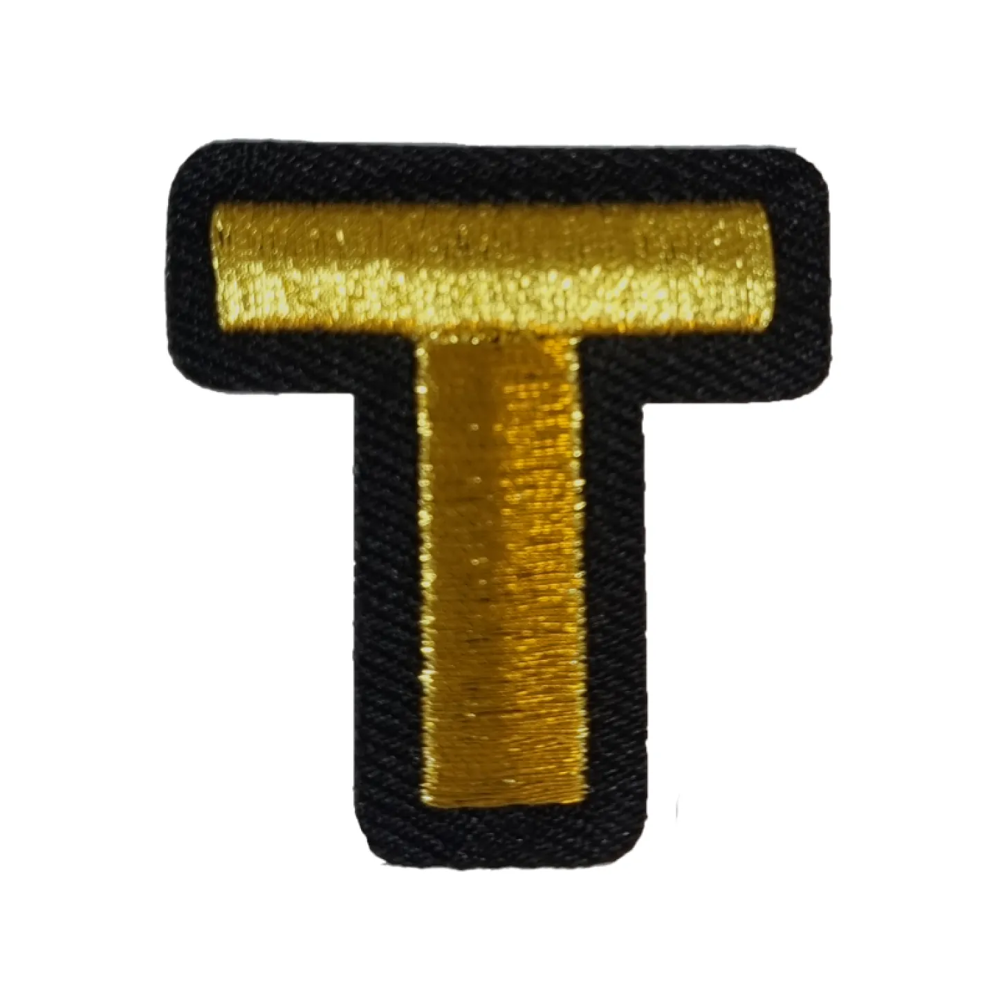 Lampegat embleem - Gouden letter T.