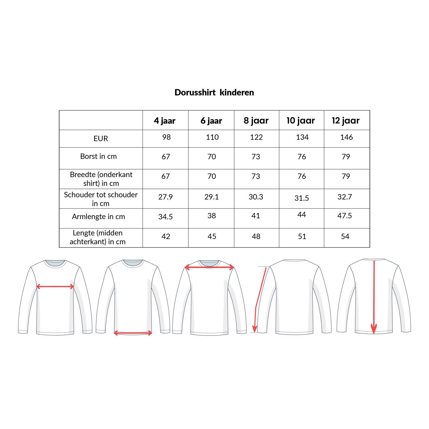 Oeteldonk dorusshirt kinderen