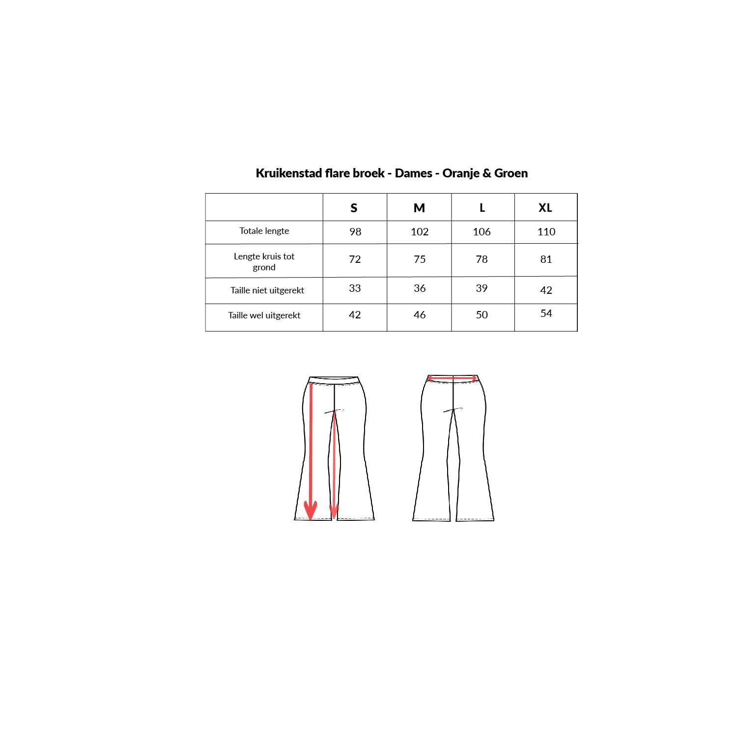 Kruikenstad flare broek online goedkoop kopen